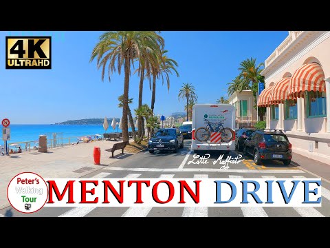 MENTON DRIVING - Côte d’Azur -  FRENCH RIVIERA  I  4k 50fps