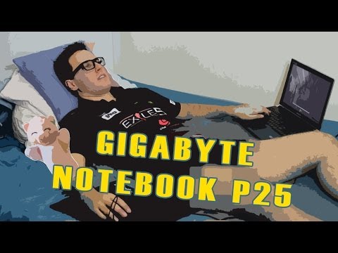 PiG looks at the Gigabyte Notebook P25W!