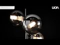 LED-Tischleuchte Villa Polycarbonat / Eisen - 4-flammig