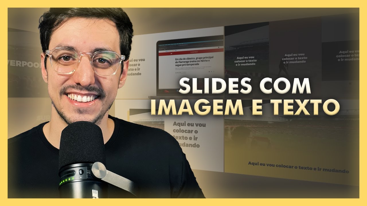 As melhores formas de combinar TEXTOS e IMAGENS nos seus SLIDES!