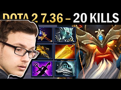Ember Spirit Gameplay Miracle with 20 Kills and Radiance - Dota 2 7.36