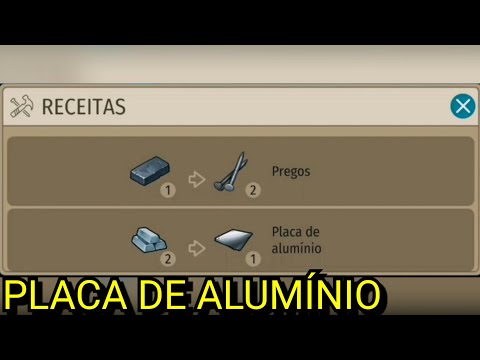 #142 Jurassic Survival: Como fazer PLACA DE ALUMÍNIO e BARRA DE AÇO???