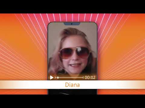 TV Oranje app videoboodschap - Diana