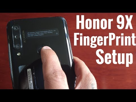 Honor 9X Setup Fingerprint Lockscreen Security & Pin Code/ Password