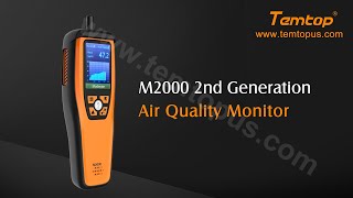 Temtop M2000 2nd CO2 Air Quality Monitor with Data Exported Function