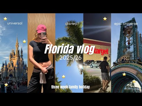 three weeks in FLORIDA! disney, universal and epic universe VLOG⭐️