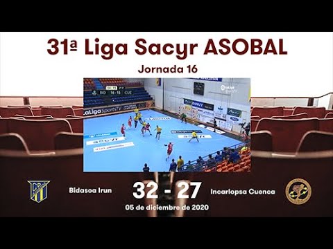 31ª Liga Sacyr ASOBAL J16: Bidasoa Irun - Incorlapsa Cuenca 32-27