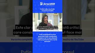 Putin: India, locul întâi economic mondial