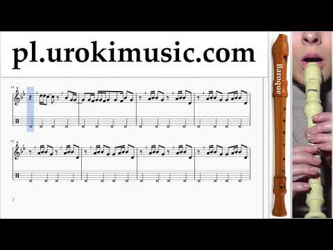 Jak Grać Na Flecie Prostym (Barokowy) Major Lazer & DJ Snake - Lean On Tabulatura Lekcje Część 2 um