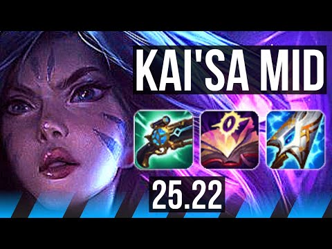 KAI'SA vs AHRI (MID) | 13/3/6 | EUW Master | 25.22