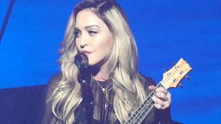 Madonna sings La Vie en Rose live  January 9, 2016