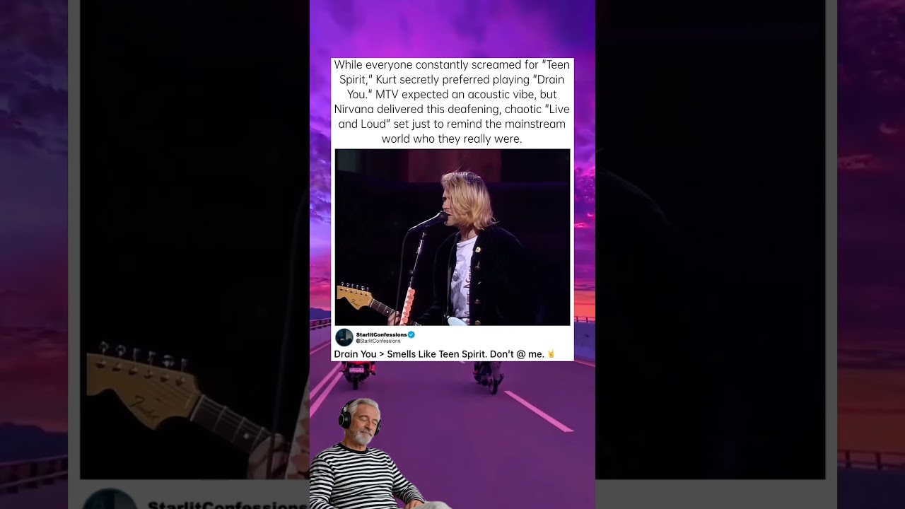 Nirvana's Ultimate Middle Finger To MTV 📺#AlternativeRock #PopCulture #90sRock #NirvanaLive
