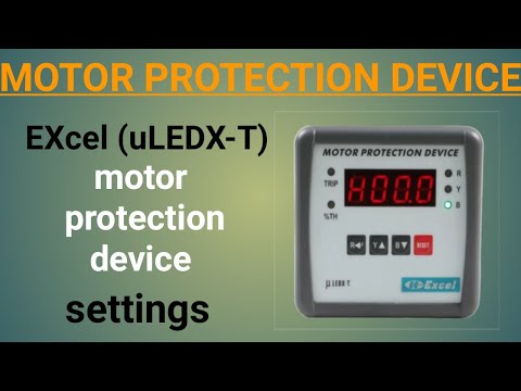 MOTOR PROTECTION DEVICE (MPD) uLEDX-T programing and parameters setting @techfact198@