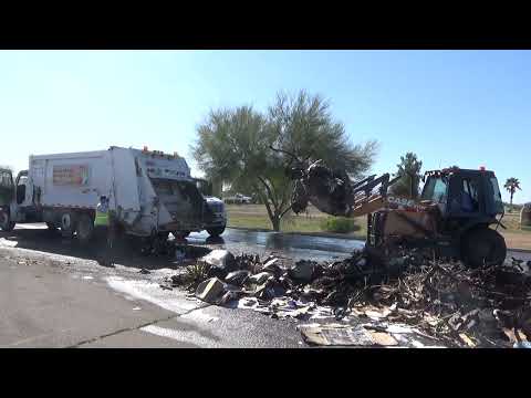 City Of Goodyear Bulk Trash Fire
