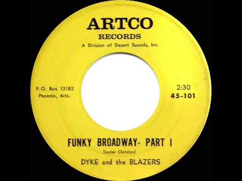 1st RECORDING OF: Funky Broadway (Part 1) - Dyke & the Blazers (1966)