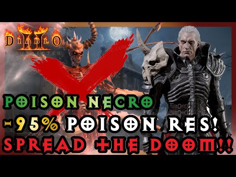 [BUILD] Poison Necromancer with insane Lower Resist？-Mephisto Hell Difficulty-Diablo 2 Resurrected
