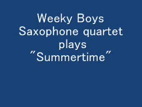 summertime(Gershwin)　Saxophone quartet サマータイム サックス四重奏