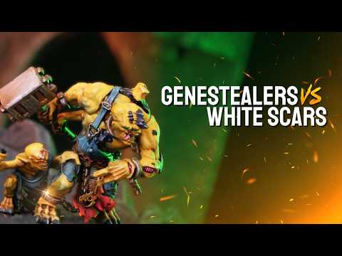 Genestealer Cults vs White Scars - A LIVE Warhammer 40k Battle Report