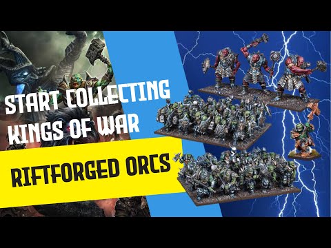 Start Collecting Kings of War: Riftforged Orcs Army Set
