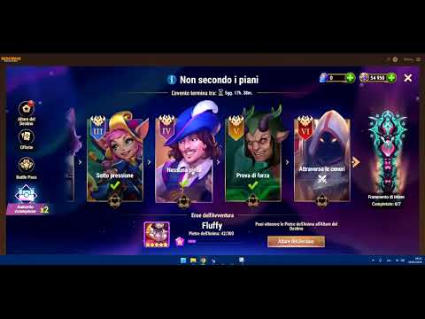 Fluffy, battle level 6   Several attempts and final team all Battles 210/240 Buff