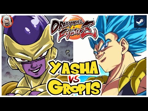 DBFZ Yasha vs Gropis (GogetaSSB, Vegito, A17) vs (Frieza, Cell, Baby2)