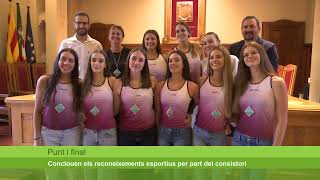 VOTV - Conclouen els reconeixements esportius per part del consistori