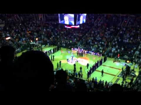 Matt Lowery & Suns Game 2011 - The National Anthem