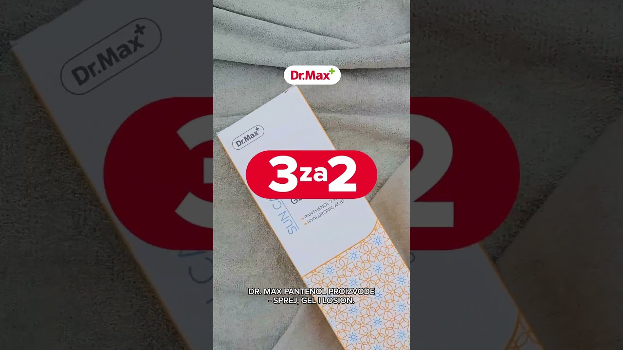 Dr. Max Pantenol sprej, gel i losion na super akciji 3za2