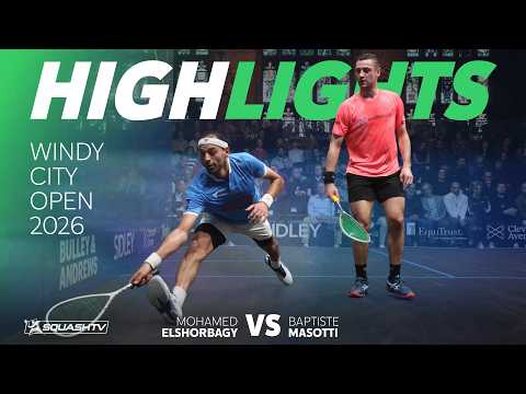 🏴󠁧󠁢󠁥󠁮󠁧󠁿 Mo. ElShorbagy v Masotti 🇫🇷 | Windy City Open 2026 | ROUND 2 HIGHLIGHTS