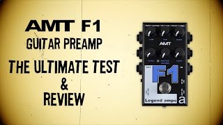 Video thumbnail for AMT F1 guitar preamp. Full review & The Ultimate Test by Max Solo Music