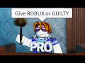 The Roblox Judge Experience