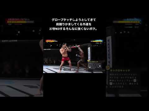 こんなくだらない怒りで秒殺できます？　#UFC4