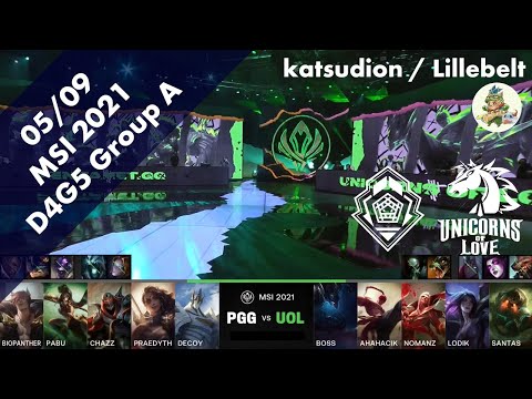 PGG (Chazz Zed) VS UoL (Nomanz Vladimir) Highlights D4G5 Group A - MSI 2021 Group Stage