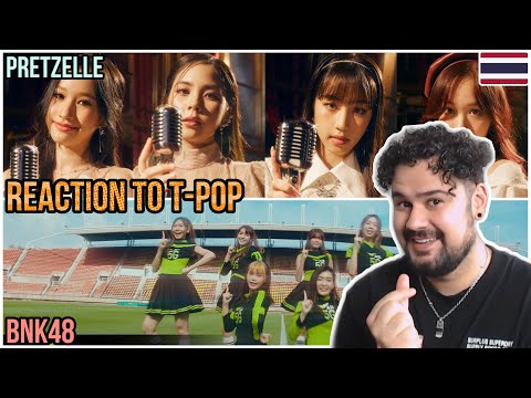 REACTION TO T-POP GIRLGROUPS: อยากเจอเธอแล้ว (MISSIN’ U) PRETZELLE / เสียงเชียร์ (Cheers) BNK48 xAIS