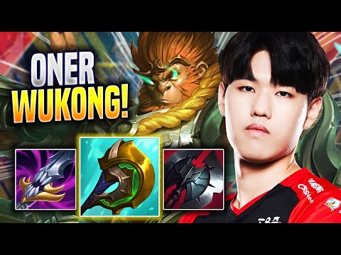 ONER INTENSE GAME WITH WUKONG! - T1 Oner Plays Wukong JUNGLE vs Maokai! | Season 2023