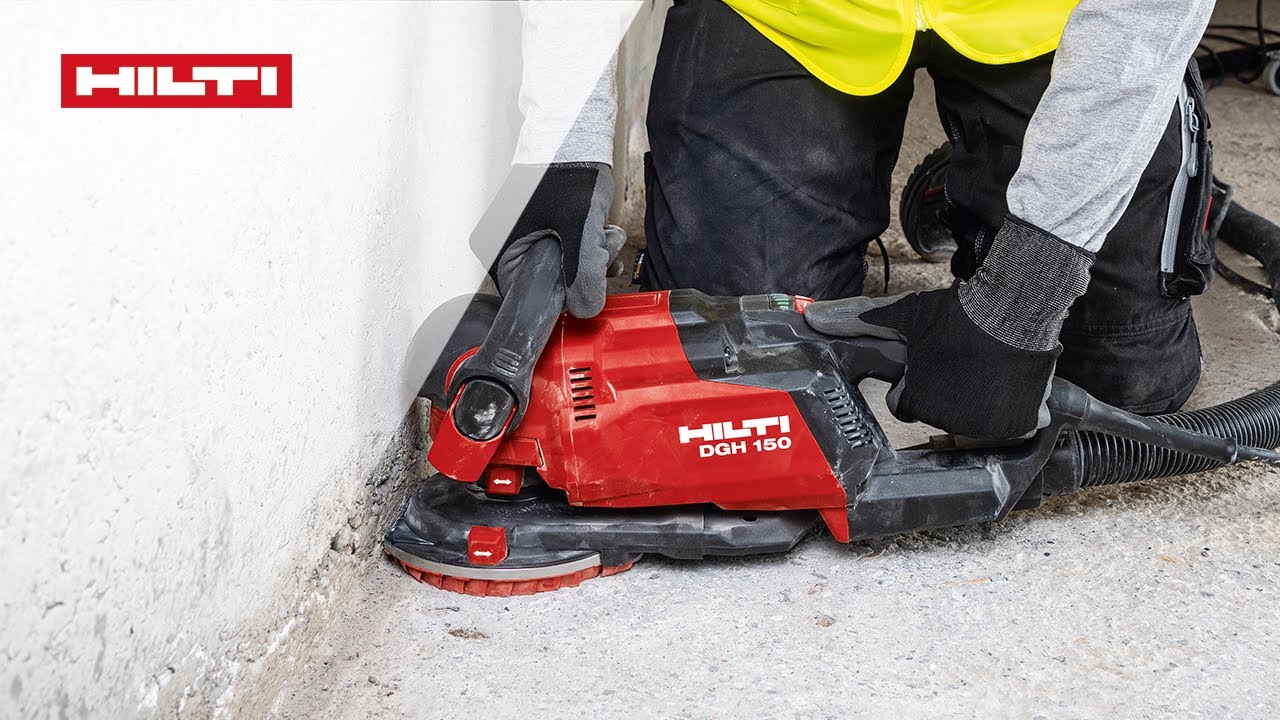 With a new powerful brushless motor, integrated dust extraction hood and improved ergonomics, the new DGH 150 takes floor grinding to the next level.