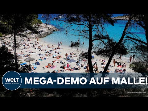 Video Thumbnail: MALLORCA: "Tourists go home!" Mega-Demo auf der beliebtesten Ferieninsel der Deutschen