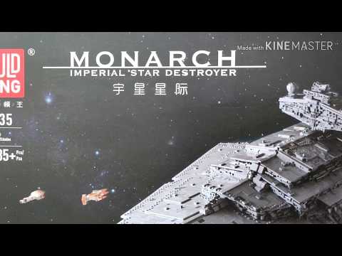 ISD Monarch   build review of 12000 piece Mould King version of Lego large Star Destroyer MOC