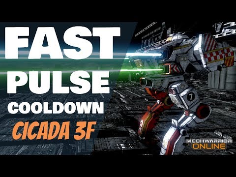MWO - Super Fast Energy Cooldown Cicada 3F!!!