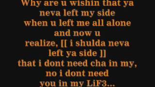 tynisha keli left your side lyrics