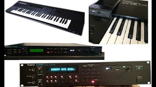 Video thumbnail for Roland S-330 w. USB Floppy emulator (FlashFloppy HxC Compatible) *Poor man's CMI Fairlight* by D R
