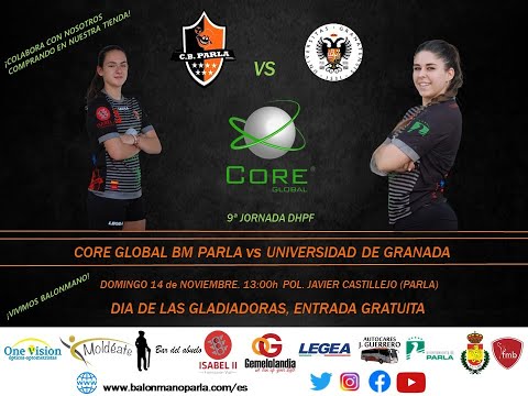 9ª Jornada DHPlataFem Core Global BM Parla 🆚 Universidad de Granada 14/11/21 13:00