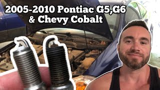 How to Change Spark Plugs on 2005-2010 Pontiac G5, G6 & Chevrolet Cobalt