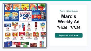 Marc's Weekly Ad (7/1/26 - 7/7/26) Top Deals