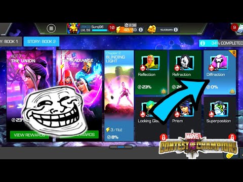 Valiant Journey ACT 8.2.3(Diffraction) EASY COMPLETION 🤣🤣| Nimrod BOSS 😱😱 | MCOC GAMEPLAY IN HINDI |