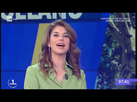 Daniele Zanzi a Uno mattina, a parlare di alberi abbattuti