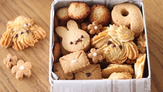 手作り3種のクッキー缶の作り方&詰め方(レモン/ココナッツ/杏仁)
