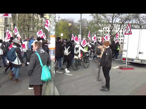 Demo für bessere Bedingungen in der Pflege und Kommentar
