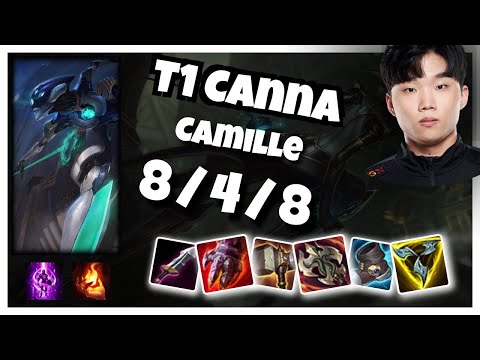 Canna Camille Top 10.25 Challenger Gameplay S11 (8/4/8) - KOREAN
