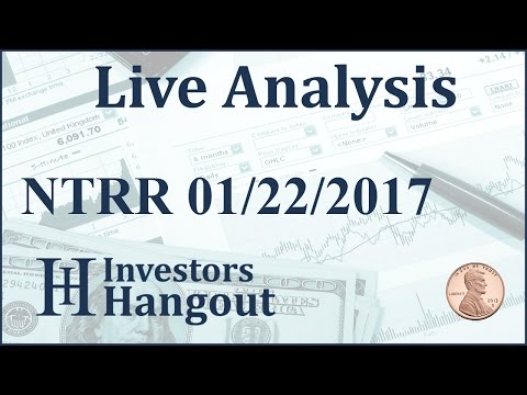 NTRR Stock Live Analysis 01-22-2017
